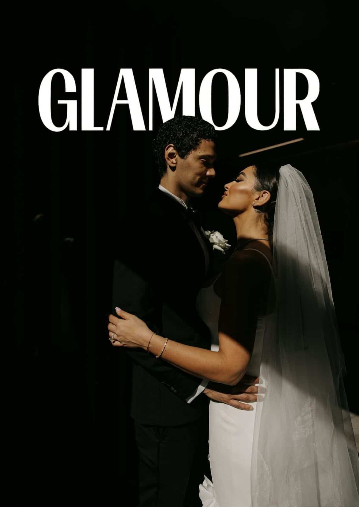 Glamour magazine feature showcasing bridal hair styling by Manchester Aesthetics